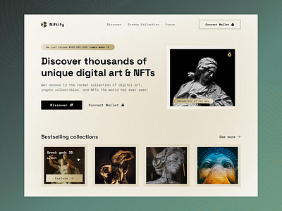 NFT Marketplace Light Mode nft ui web web3