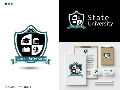University logo app logo brand design branding clean creative logo design logo logo design logodesign