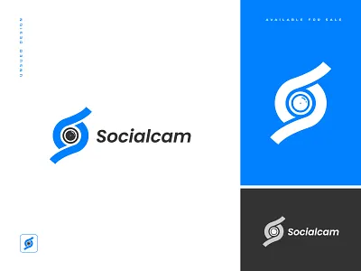 social camera logo | "S" letter logo abstract logo app logo brand identity camera creative logo design flat logo logo logo design minimal logo modern logo photo photography s logo