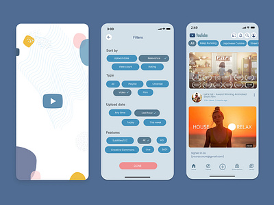 Siftube app design illustration sift ui uidesign youtube