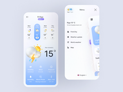 Weather 3d illustration adobe adobe illustratore application blender branding forecast forecast app graphic design illustration ui ui design uiux uiux design ux ux design vectore weather weather app web design