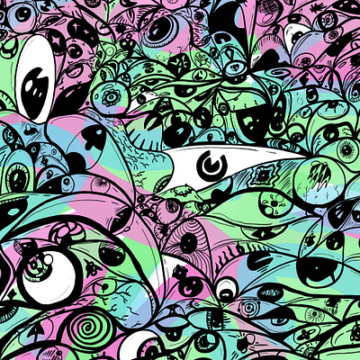 Optic Color Burst art artcherstories