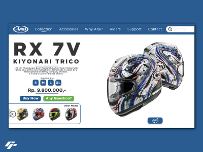 Arai Helmet Website Design app arai arai helmet arai web design arai website branding design graphic design helmet helmet web design helmet website illustration ui ux web design website design