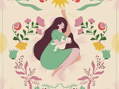 Happy Mothers Day <3 3d animation branding custom illustration customized design drawing family illustration graphic design logo mom illustration mother mothers day motion graphics ui