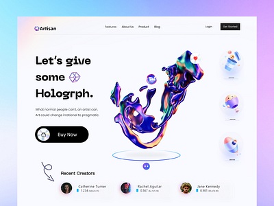 NFT Marketplace Website crypto cryptoart cryptocurrency digital art digital art marketplace ecommerce elegant landing page marketplace nft nft marketplace nft ui nft ux nft web nft website ui uiux web design website website design