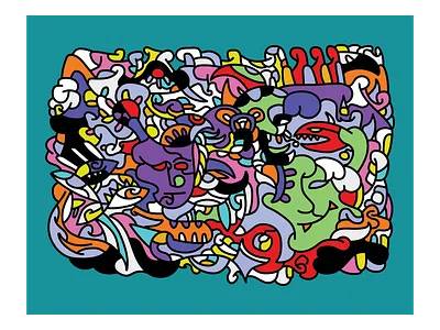 abstract background colour popart background colourfull design doodle graphic design illustration popart