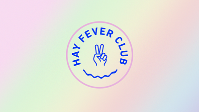 Hay Fever Club design graphic design illustration logo typography