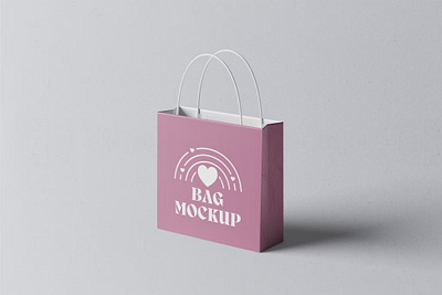 Paper Shopping Bag Mockup 3d branding design graphic design illustration logo package packaging packaging design paper bag shopping bag ux