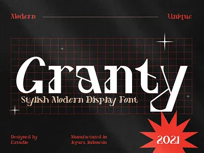 Grannty Display Font branding design display display font font graphic design illustration logo serif typeface typography