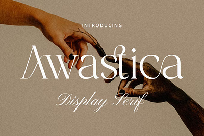 Free Awastica Display Font advertising branding classy display display font elegant fashion fonts lettering logo luxury magazine minimalist modern sans serif serif stylish typeface typography unique