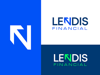 Lendis Financial Logo account and finance account logo accounting aesthetic brand branding capital fund capital logo design economic economic logo finance financial logo fintech fund logo logo logodesign minimal vector