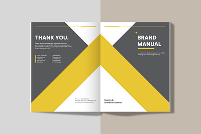 Brand Manual 16 page brochure brand brand book brand brochure brand design brand identity brand manual brand manual 16 page branding brochure design design graphic design logo book logo design logo type minimal brand book minimal brochure