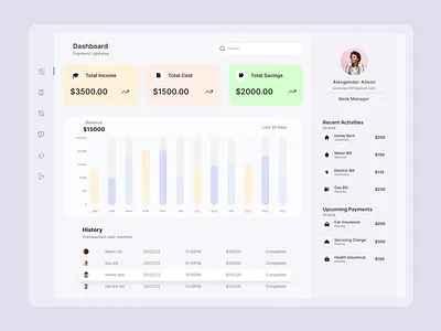 CRM management dashboard. color full design freelancer logo minimal product design typography ui designer uiux ux ux designer web web design