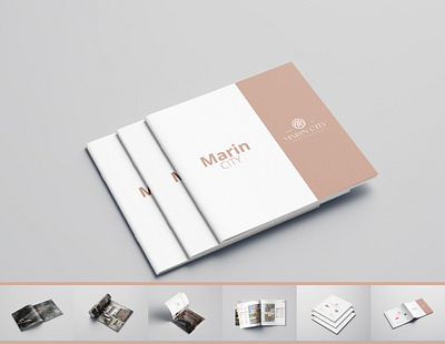 Marin City Duhok book branding catalog graphic design illustration logo ui