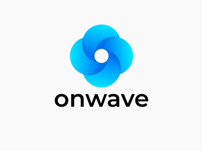 onwave, wave logo design abstract golden ratio logo best logo brand identity branding logo design logo maker logo online modern logo pure water logo water drop wave wave logo