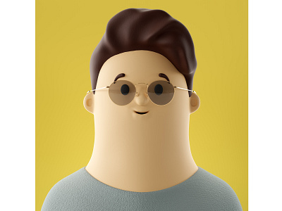 Clint 3d 3d avatar 3d character 3d nft cartoon character