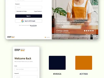 Login re-Designed for ERP Project animation app branding checkout design ecommerce illustration logo ui vector youfind4