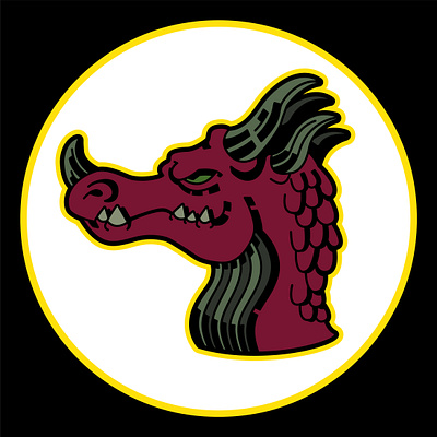 Devil QuadHorn creature dragon stylized
