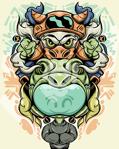 IMAGINARY FRIENDS art astronaut character colorful concept cute design digitalart doodle drawing icon illustration mascot style vector