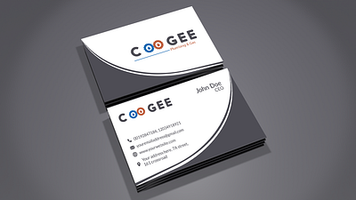Business Card for COOGEE brand identity business card business card design company design gas graphic design illustration logo logo design minimal modern plumbing plumbing and gas professional unique
