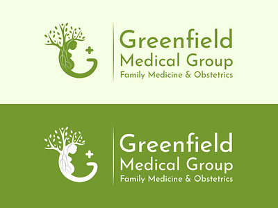 Logo Design for Greenfield Medical Group adobe illustrator brand identity design graphic design illustration logo logo design medical medical logo minimal minimal logo modern modern logo pharmaceutical pharmaceutical logo professional