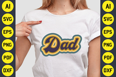 Dad Sublimation T-Shirt Design best t shirt design bundle dad sublimation t shirt design design graphic design gym t shirt design illustration typography