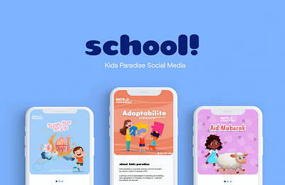Kid's paradise social media designs app appdesign design social media design ui uiux ux