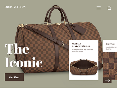 Louis Vuitton - Interaction Experiences @branding @daily ui @design @vector art illustration summer life