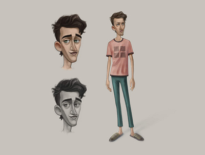 Character Design for "Alta" ad animation character design