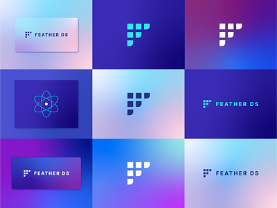 FDS Gradients I app design atom branding components design design system digital fds feather feather ds graphic design icon iconography icons illustration logo typography ui vector web design