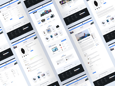 Technobridge - Electronics eCommerece Website 2022 clean creative design ecommerce ecommerce website electronics electronics device gadget minimal minimalistic online shop smart world trending trendy typography uiux web design web ui website