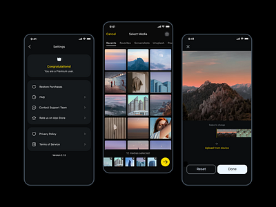 Video Editor App app ios ui uidesign ux uxdesign