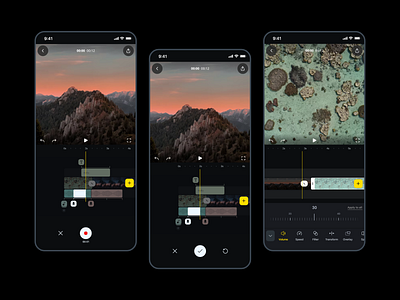 Video Editor App app ios ui uidesign ux uxdesign