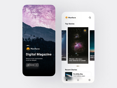 Digital Magzine branding design illustration logo typography ui ux vector