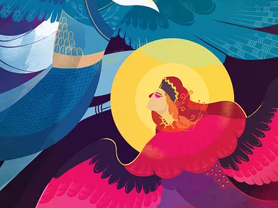 Goumang (Chinese Mythology) art artwork branding chinese colorful design graphic illustration jayekang myth mythology pattern