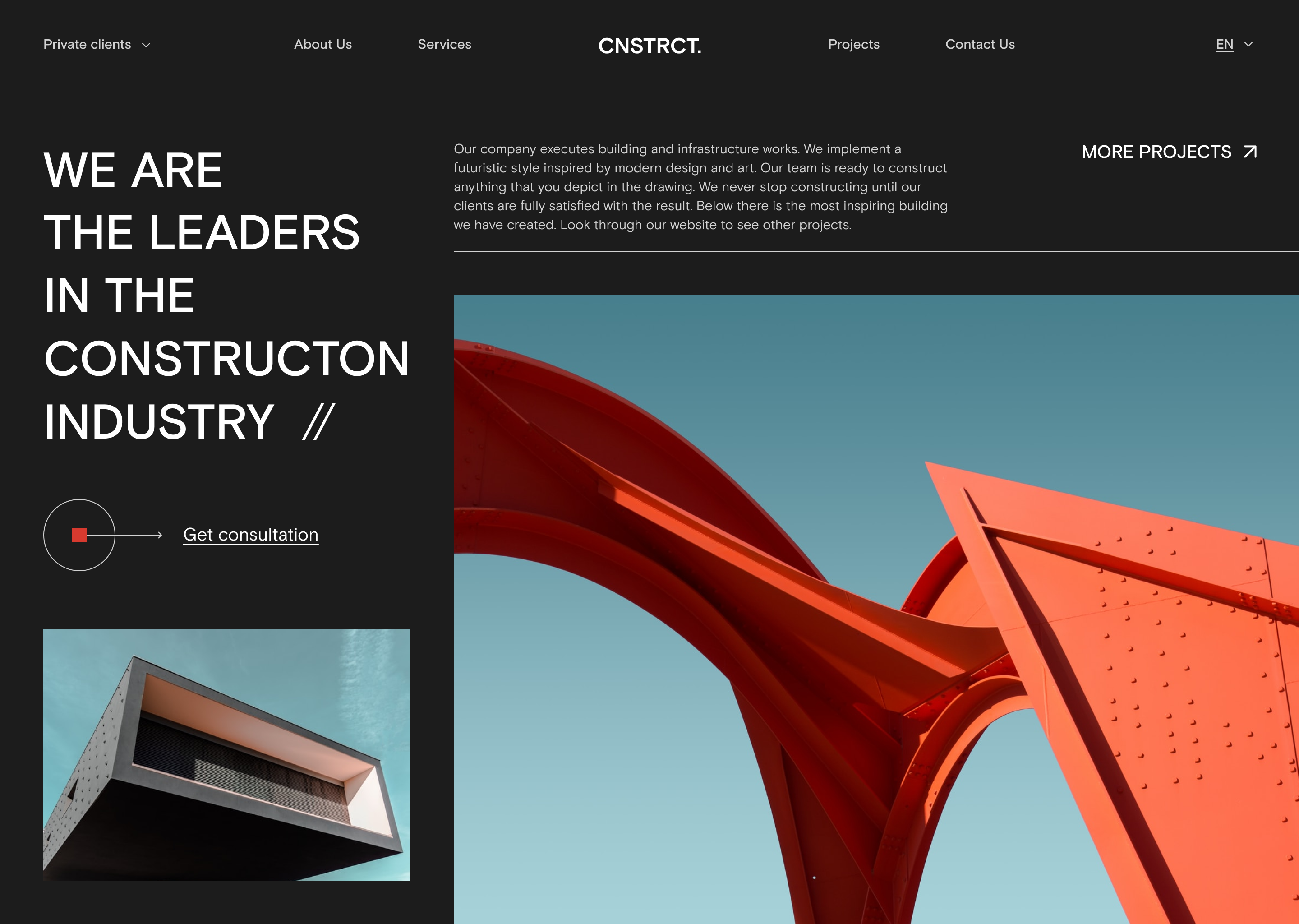 Construction Company Website
