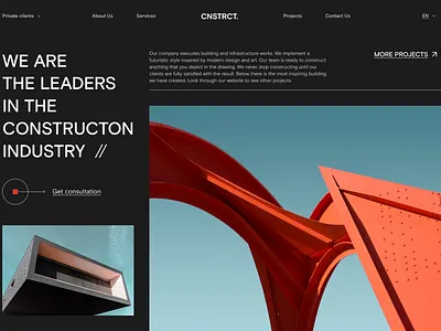 Construction Company Website architecture building company website construction design home home page homepage landing landing page landingpage web web design web page web site webdesign webpage website