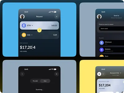 Blockchain Wallet App Design app ui design blockchain blockchain app blockchain mobile app blockchain wallet crypto app design crypto app ui crypto exchange app crypto mobile app crypto wallet crypto wallet app cryptocurrency bitcoin app cryptocurrency mobile app cryptocurrency swap decentralized exchange mobile app exchange wallet metamask redesign mobile app wallet decentralized