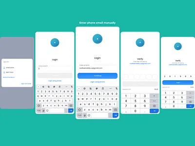 Login - Enter phone number login screen
