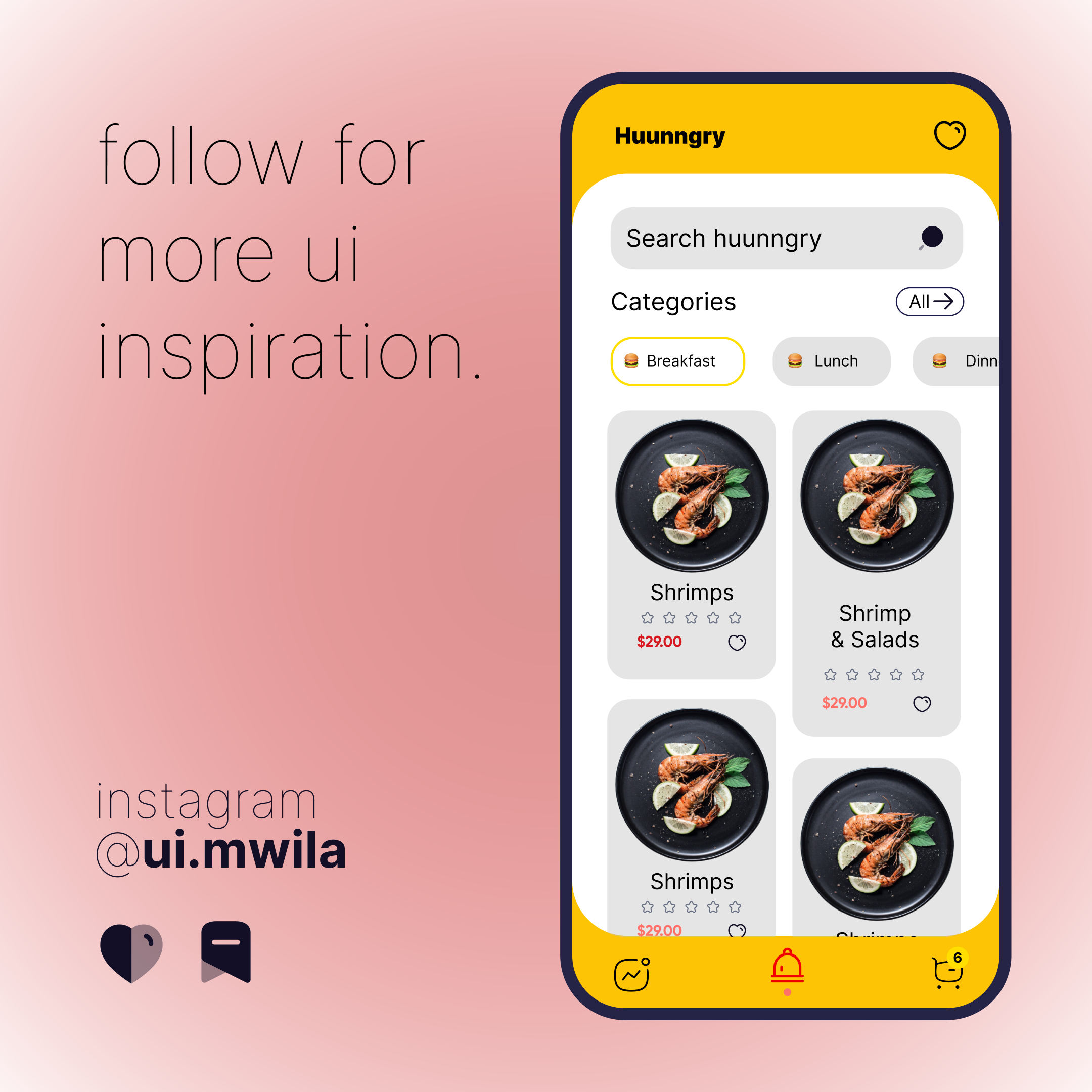 Example of Huunngry App