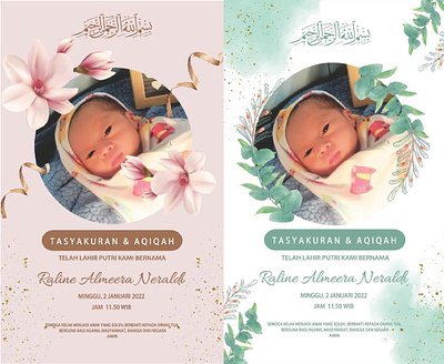 Tasyakur Greetings Card card design graphic design greeting
