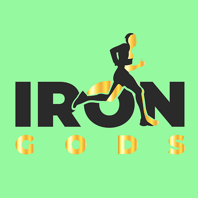 Iron Gods brand branding clothing brand design graphic design illustration illustrator logo logo design logo designing typography vector