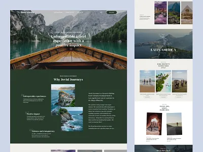 Jovial Journey booking design group tour holiday tours travel traveling ui ux web world tour