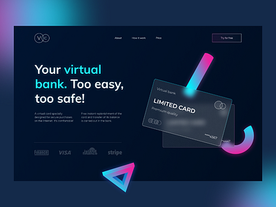 Virtual Banking Interface Design 3d animation branding css design graphic design html illustration landing page logo motion graphics ui ux vector virtual banking interface design