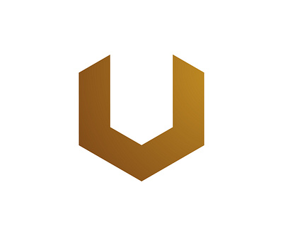 U letter logo design vector element