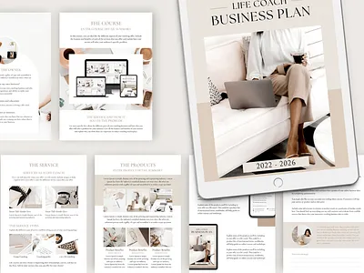 Life Coach Business Plan business plan business plan workbook ebook lead magnet life coach workbook worksheet