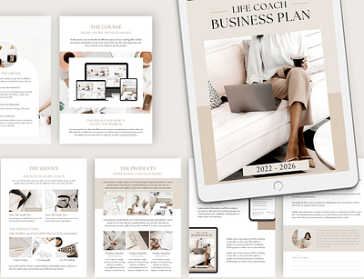 Life Coach Business Plan business plan business plan workbook ebook lead magnet life coach workbook worksheet