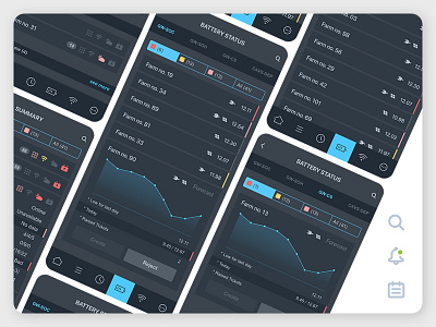 UI Design work farm farm iot farmer farmers iot mobile monitor monitoring ui ux
