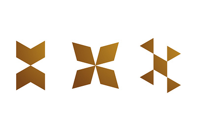 X letter logo design vector element