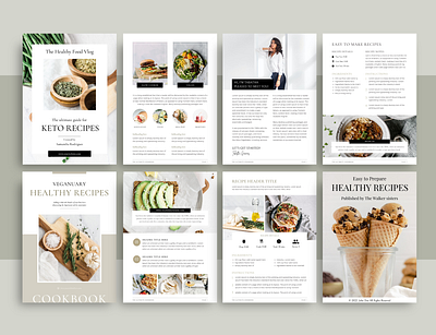 Recipe template for a Food Blogger cookbook food blogger recipe content creatir